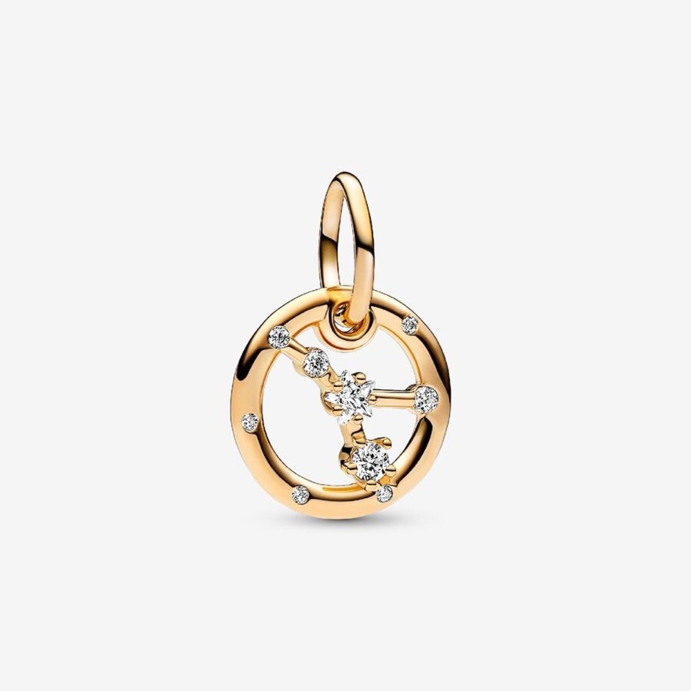 🐘🐘 14K Gold Plated Cancer Zodiac Charm - Picture 4 of 6
